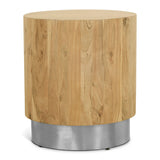 Acacia Silver End Table 247-Et - Ella Furniture