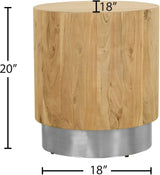 Acacia Silver End Table 247-Et - Ella Furniture