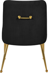 Ace Black Velvet Dining Chair Collection 855Black - Ella Furniture