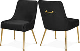 Ace Black Velvet Dining Chair Collection 855Black - Ella Furniture