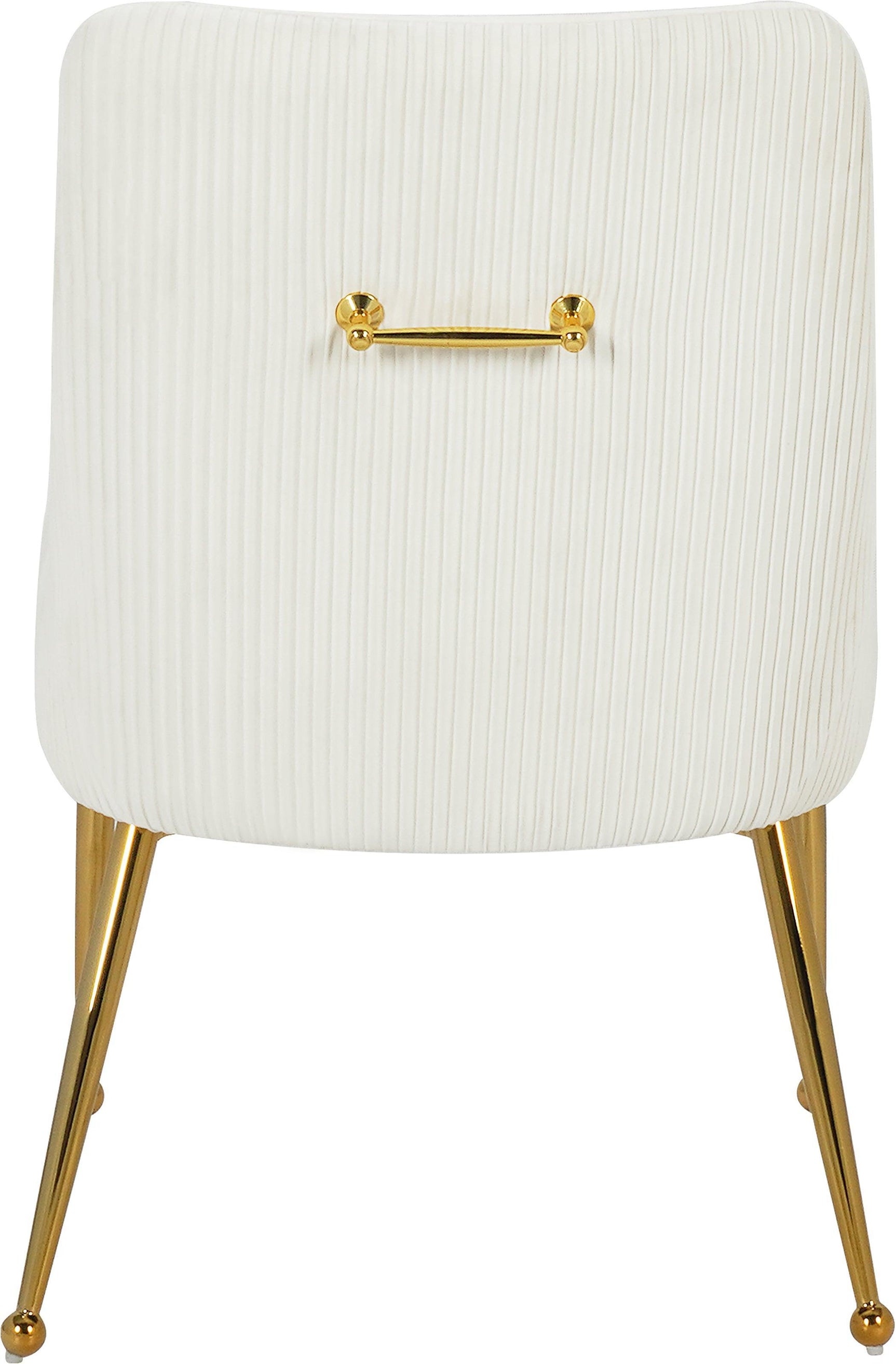 Ace Cream Velvet Dining Chair Collection - Ella Furniture