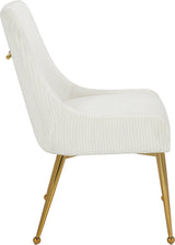 Ace Cream Velvet Dining Chair - Ella Furniture