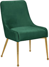 Ace Green Velvet Dining Chair Collection - Ella Furniture