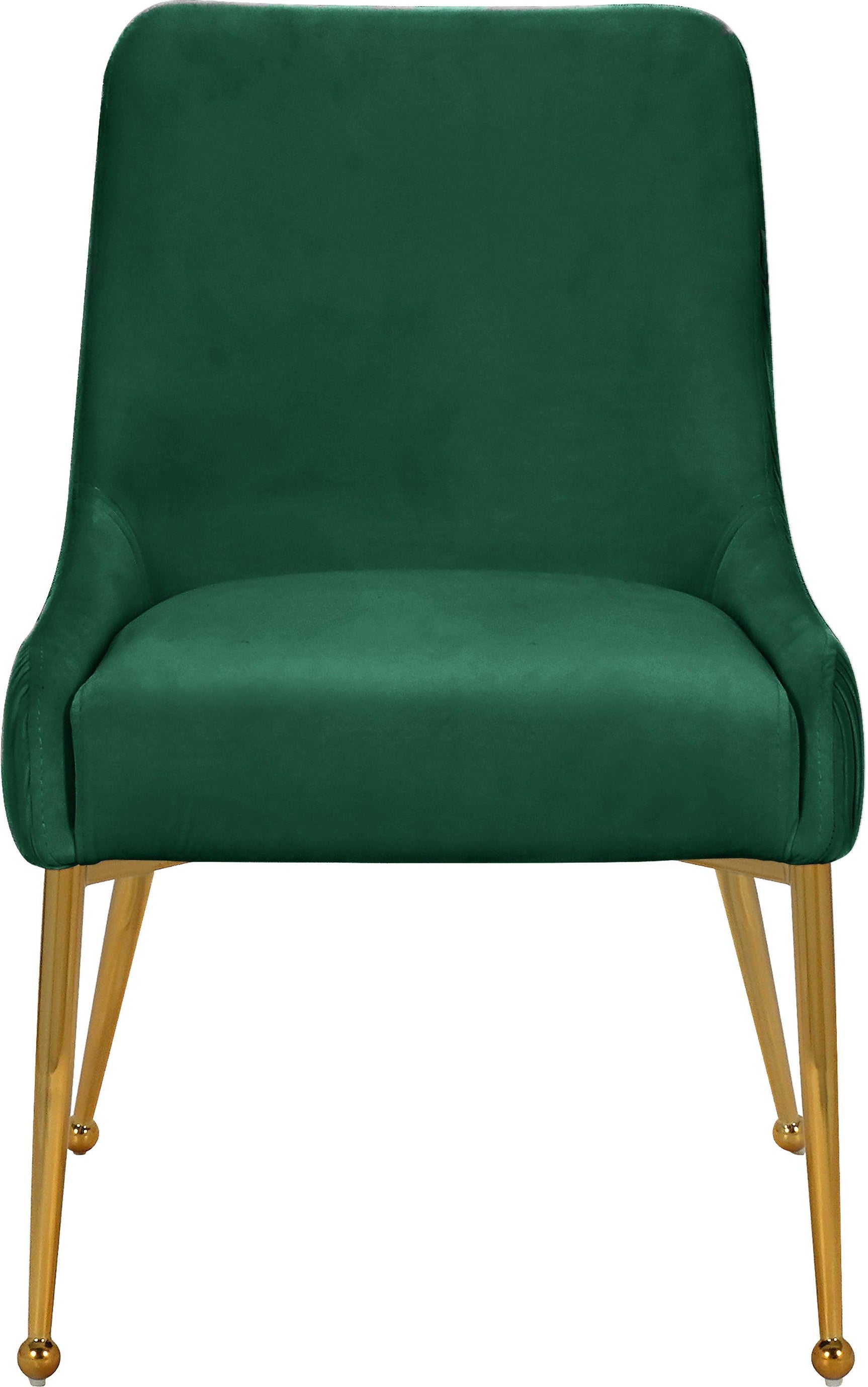 Ace Green Velvet Dining Chair Collection - Ella Furniture