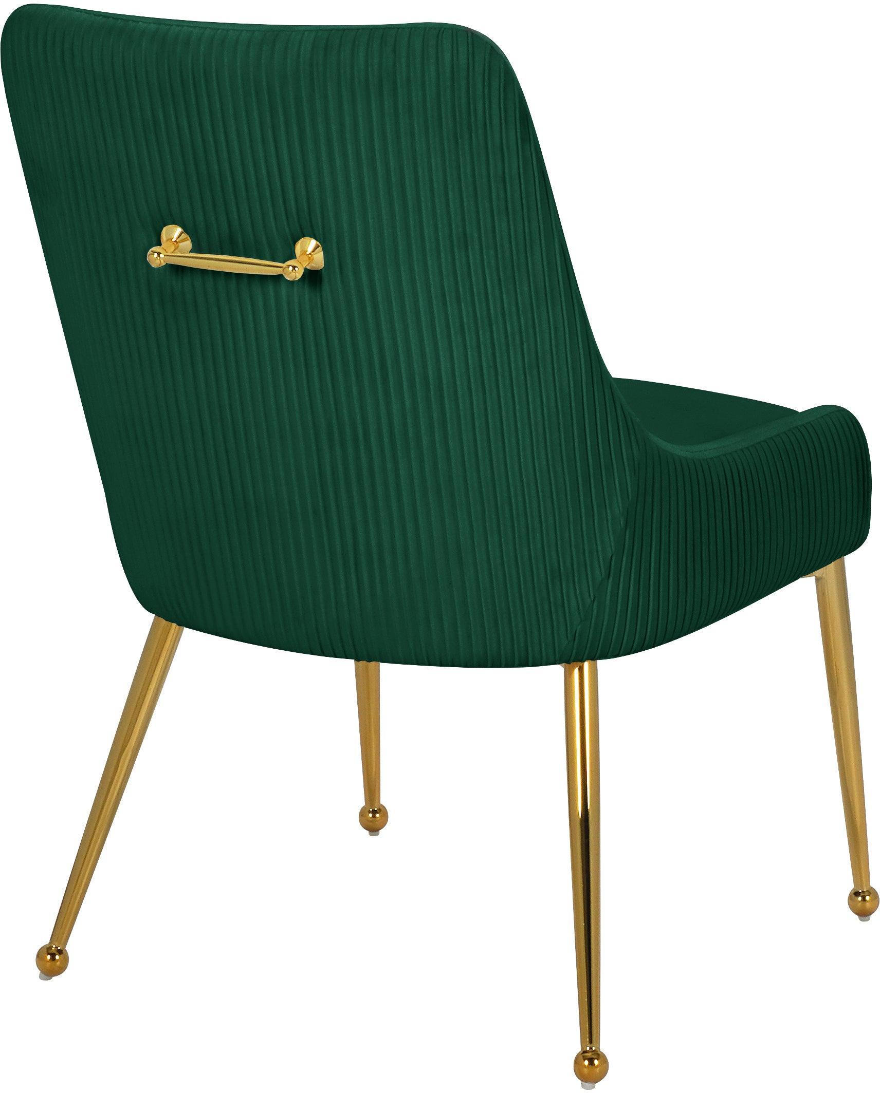 Ace Green Velvet Dining Chair - Ella Furniture