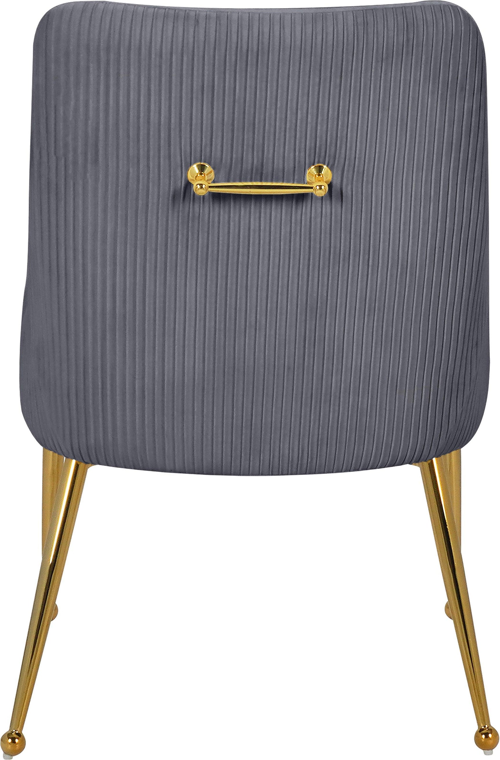 Ace Grey Velvet Dining Chair - Ella Furniture