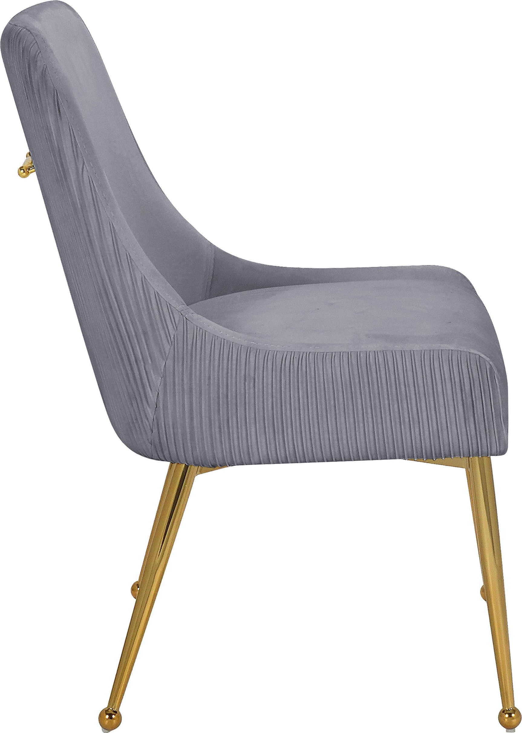 Ace Grey Velvet Dining Chair - Ella Furniture