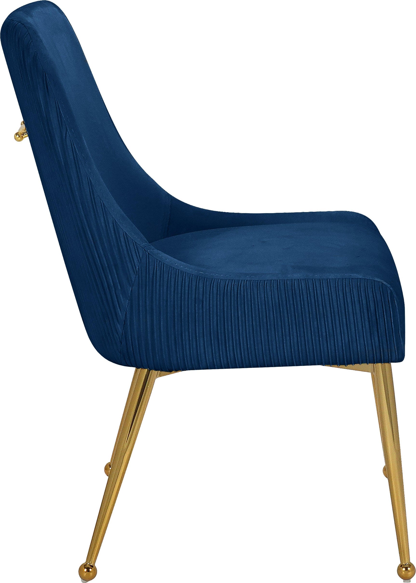 Ace Blue Velvet Dining Chair - Ella Furniture
