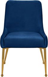 Ace Blue Velvet Dining Chair - Ella Furniture