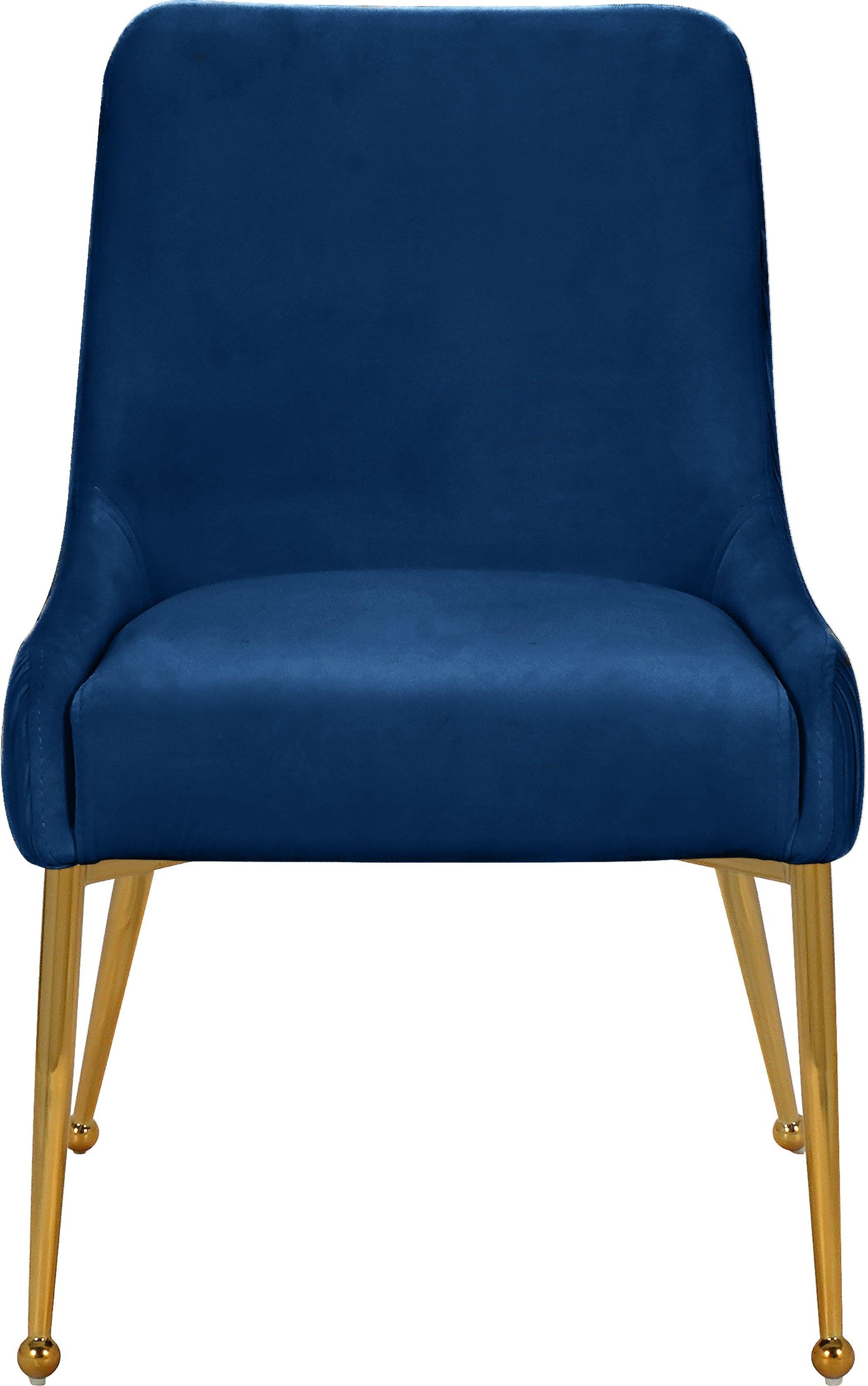 Ace Blue Velvet Dining Chair - Ella Furniture
