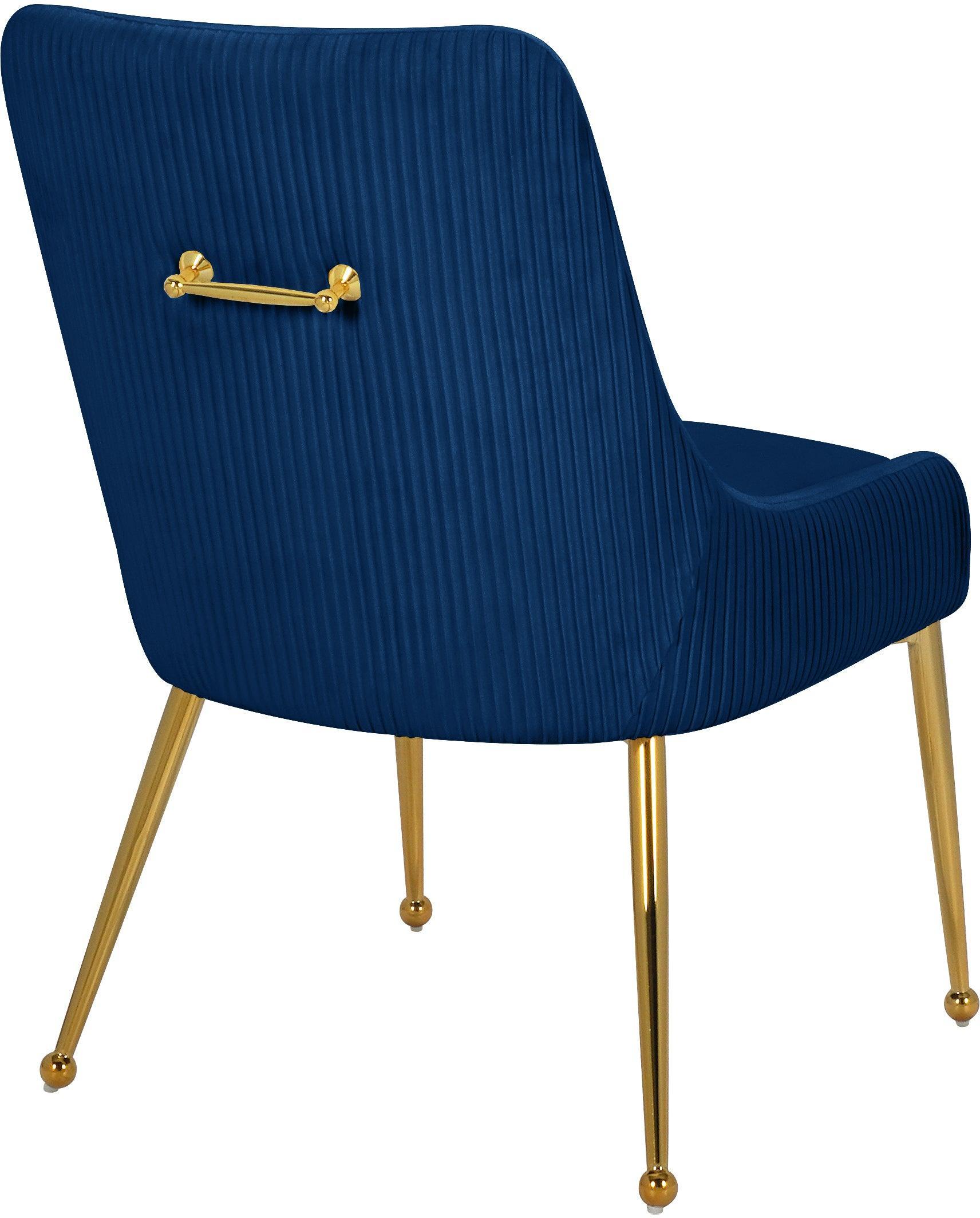 Ace Blue Velvet Dining Chair - Ella Furniture