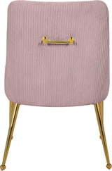 Ace Pink Velvet Dining Chair - Ella Furniture