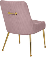 Ace Pink Velvet Dining Chair - Ella Furniture