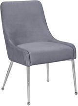 Ace Grey Velvet Dining Chair Collection - Ella Furniture