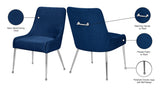 Ace Blue Velvet Dining Chair 856Navy - Ella Furniture