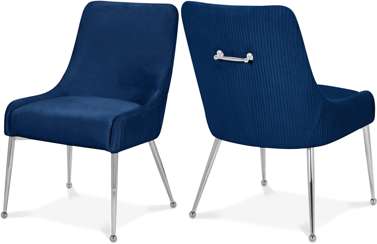 Ace Blue Velvet Dining Chair Collection - Ella Furniture