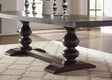 Phelps Rectangular Dining Table Antique Noir - Ella Furniture