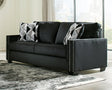 Gleston Onyx Velvet Sofa - Ella Furniture