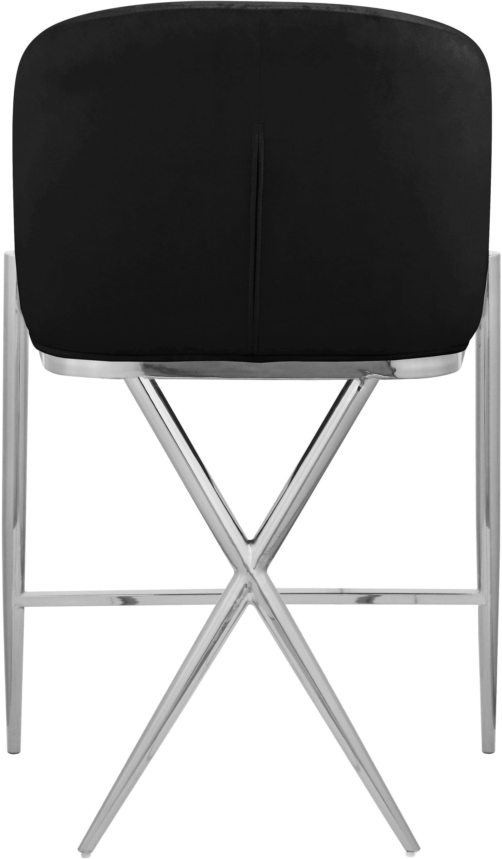 Xavier Black Counter Stool - Ella Furniture
