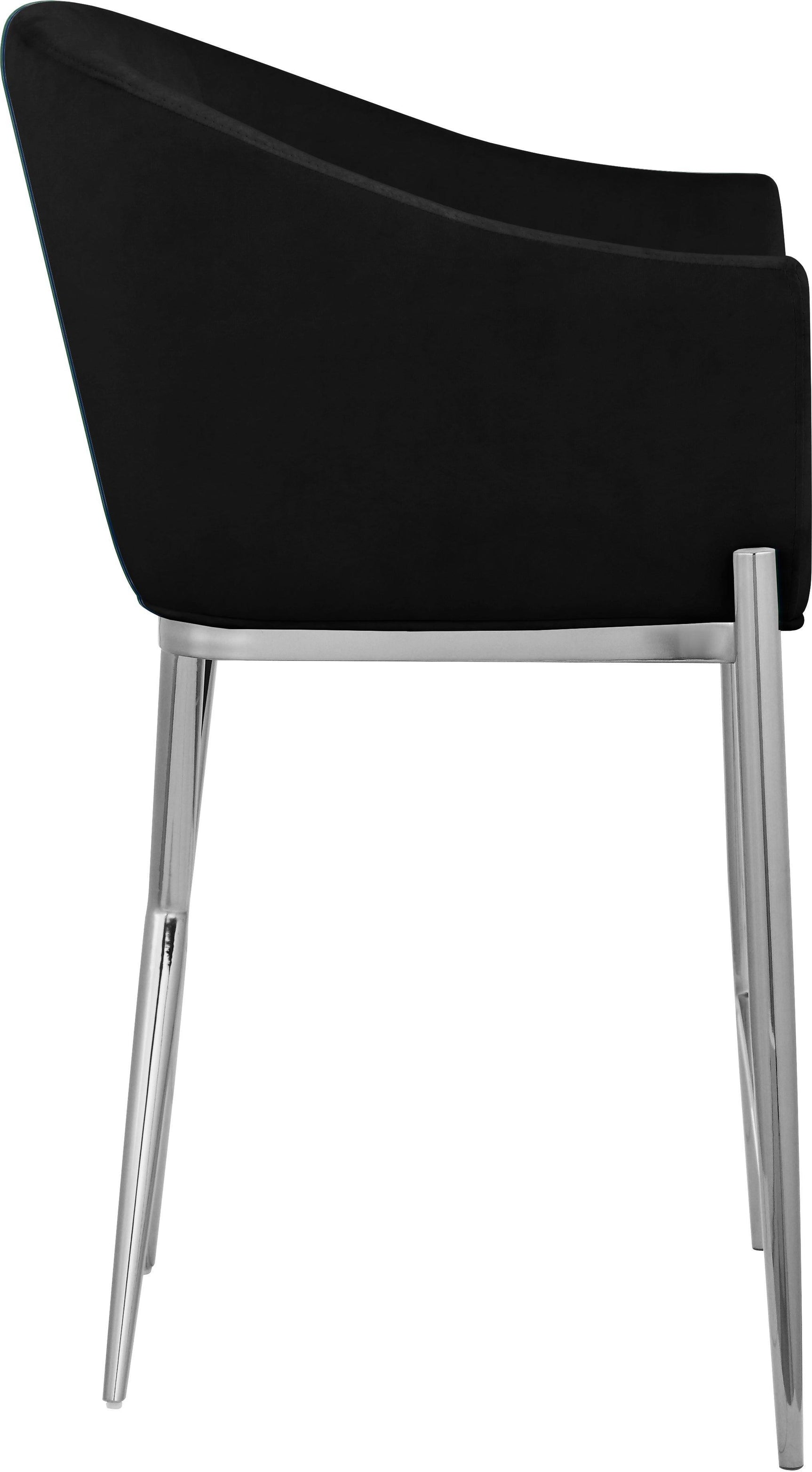 Xavier Black Counter Stool - Ella Furniture