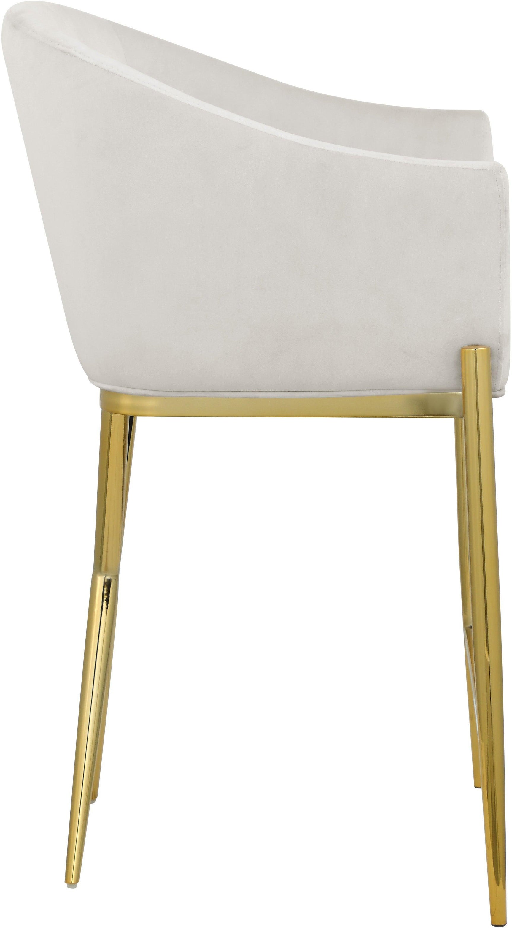 Xavier Cream Counter Stool - Ella Furniture