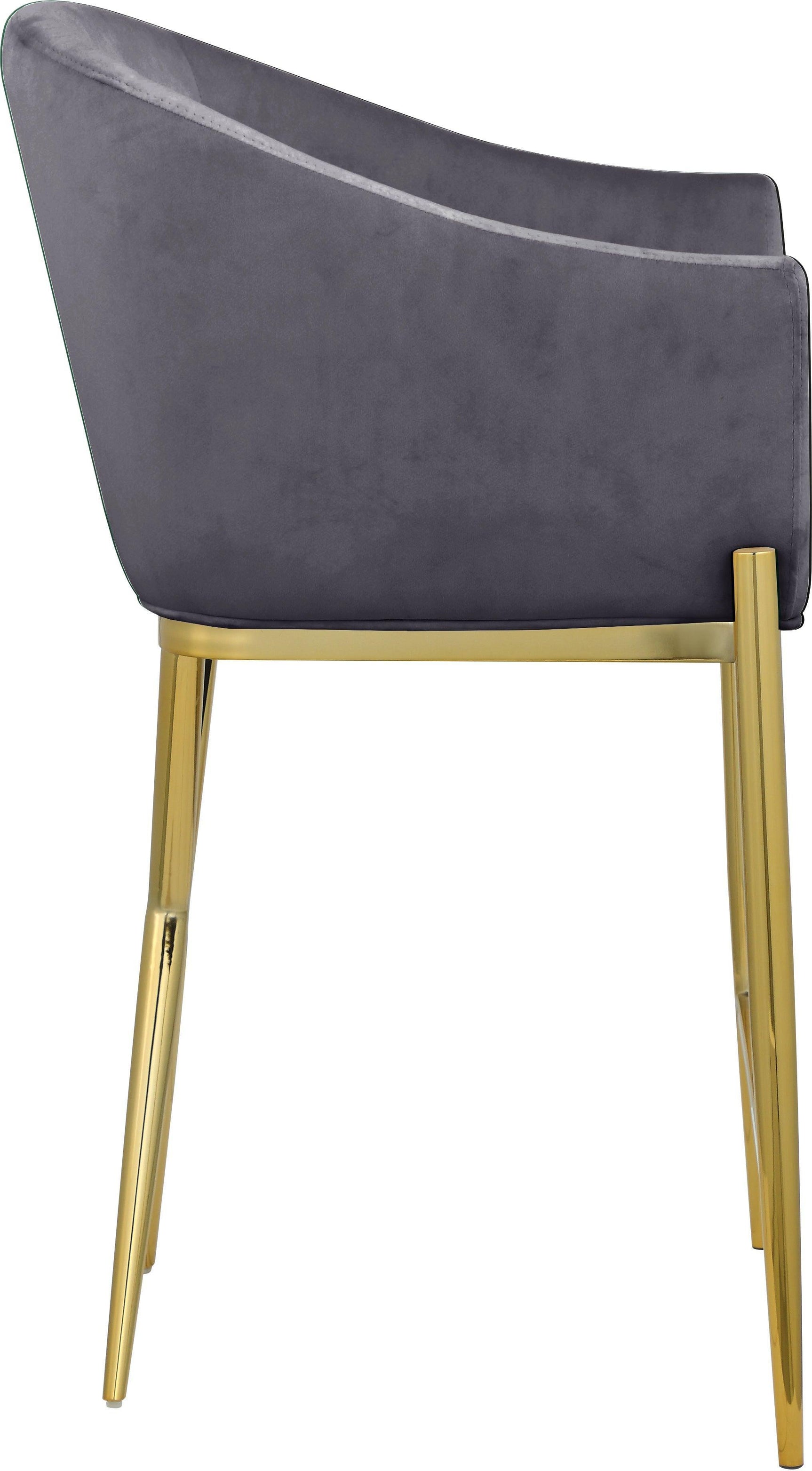 Xavier Grey Counter Stool 867Grey-c - Ella Furniture