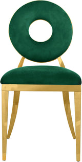 Carousel Green Velvet Dining Chair - Ella Furniture