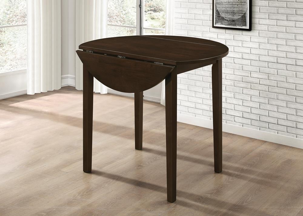 G130005 Cappuccino And Tan Circular Dining Room Set - Ella Furniture