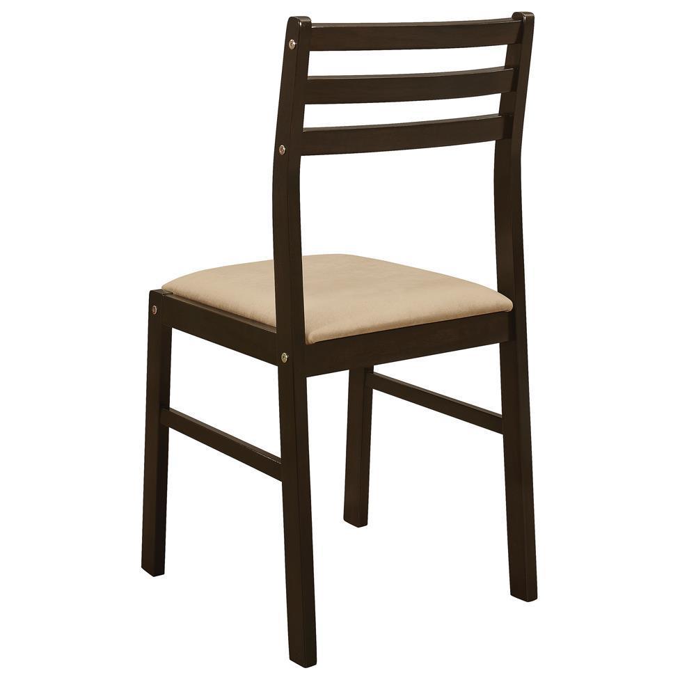 G130005 Cappuccino And Tan Circular Dining Room Set - Ella Furniture