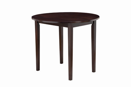 G130005 Cappuccino And Tan Circular Dining Room Set - Ella Furniture