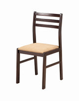 G130005 Cappuccino And Tan Circular Dining Room Set - Ella Furniture