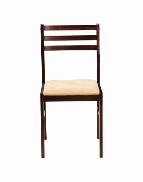 G130005 Cappuccino And Tan Circular Dining Room Set - Ella Furniture