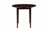G130005 Cappuccino And Tan Circular Dining Room Set - Ella Furniture