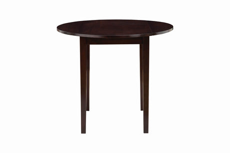 G130005 Cappuccino And Tan Circular Dining Room Set - Ella Furniture