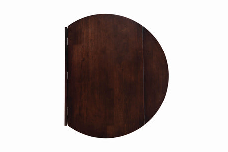 G130005 Cappuccino And Tan Circular Dining Room Set - Ella Furniture