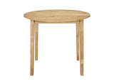 G130006 Natural And Tan Circular Dining Room Set - Ella Furniture