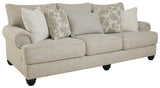 Asanti Fog Chenille Sofa - Ella Furniture