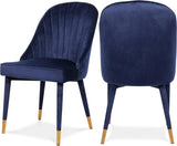 Belle Blue Velvet Dining Chair - Ella Furniture