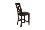 Crown Point Brown Modern Contemporary Sturdy Wood Rectangular Counter Height Set - Ella Furniture