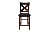 Crown Point Brown Modern Contemporary Sturdy Wood Rectangular Counter Height Set - Ella Furniture