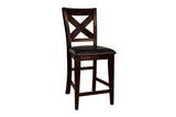 Crown Point Brown Modern Contemporary Sturdy Wood Rectangular Counter Height Set - Ella Furniture