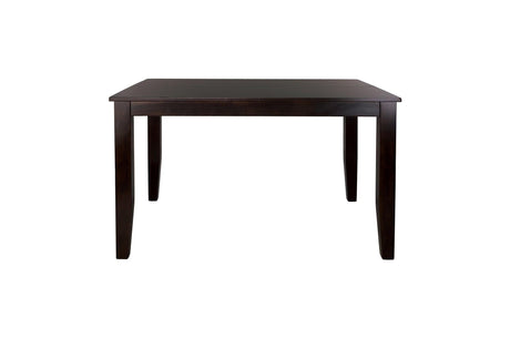 Crown Point Brown Modern Contemporary Sturdy Wood Rectangular Counter Height Set - Ella Furniture