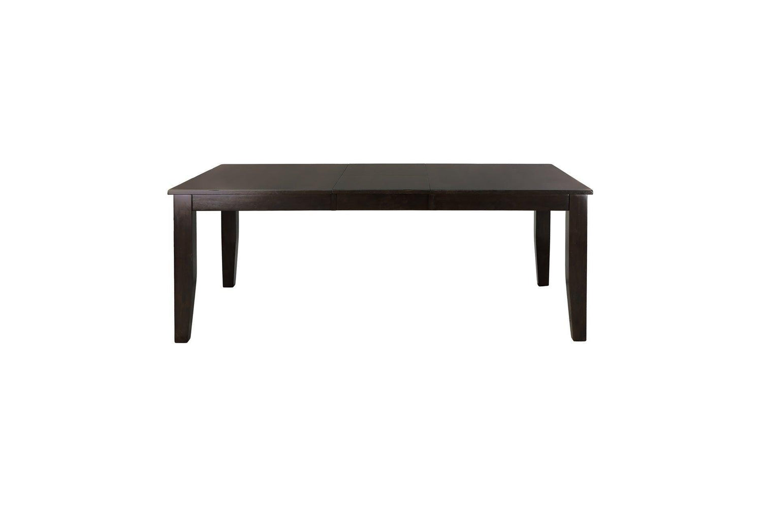 Crown Point Brown Modern Contemporary Faux Leather Seat Rectangular Dining Room Set - Ella Furniture