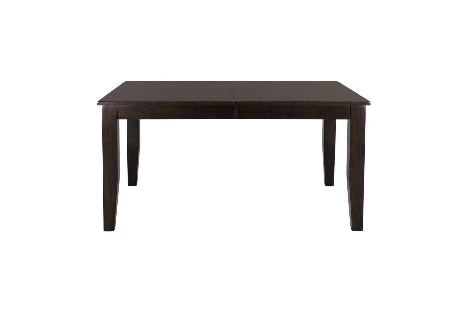 Crown Point Brown Modern Contemporary Faux Leather Seat Rectangular Dining Room Set - Ella Furniture