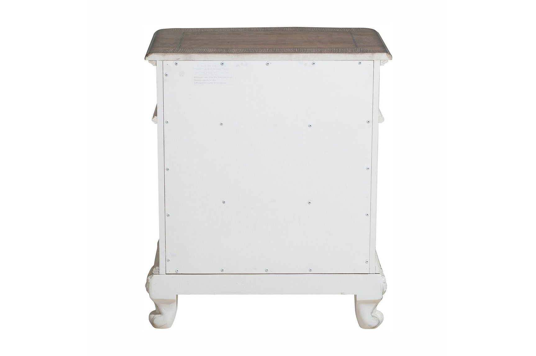 Cinderella Antique White Modern Traditional Solid Wood Youth Panel Bedroom Set - Ella Furniture