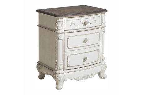 Cinderella Antique White Modern Traditional Solid Wood Youth Panel Bedroom Set - Ella Furniture