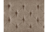 Motsinger Brown Modern Contemporary Solid Wood Fabric Upholstered Tufted Panel Bedroom Set - Ella Furniture
