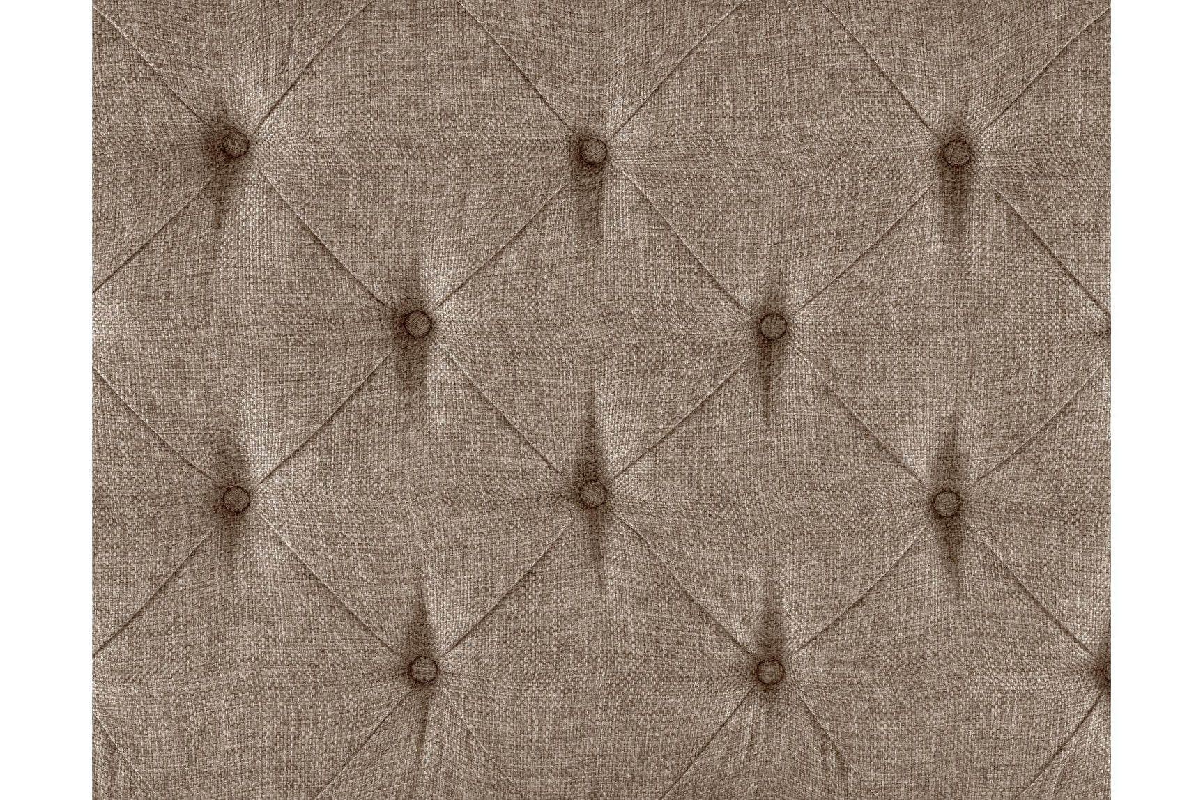 Motsinger Brown Modern Contemporary Solid Wood Fabric Upholstered Tufted Panel Bedroom Set - Ella Furniture