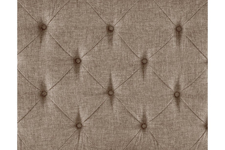 Motsinger Brown Modern Contemporary Solid Wood Fabric Upholstered Tufted Panel Bedroom Set - Ella Furniture