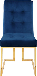 Pierre Blue Velvet Dining Chair - Ella Furniture